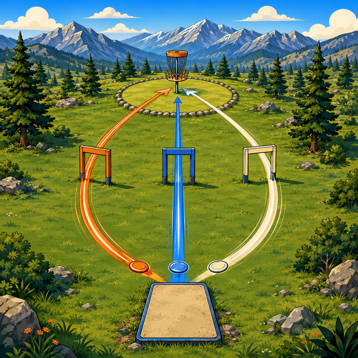 Field diagram for Switchback Lines