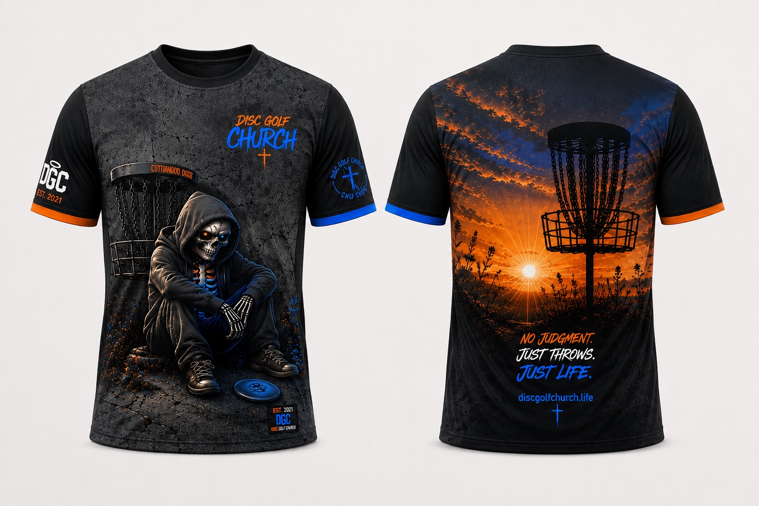 Front and back of the Steady Eddie performance jersey